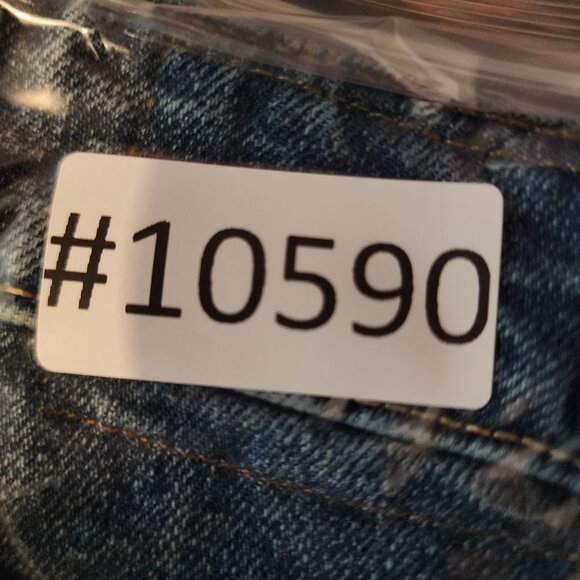 H&M Jeans Womens 30 Blue Stretch Denim Tapered Regular Fit *Read* - Picture 14 of 14